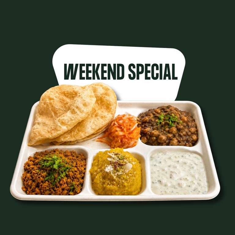 Weekend Halwa Puri Nashta
