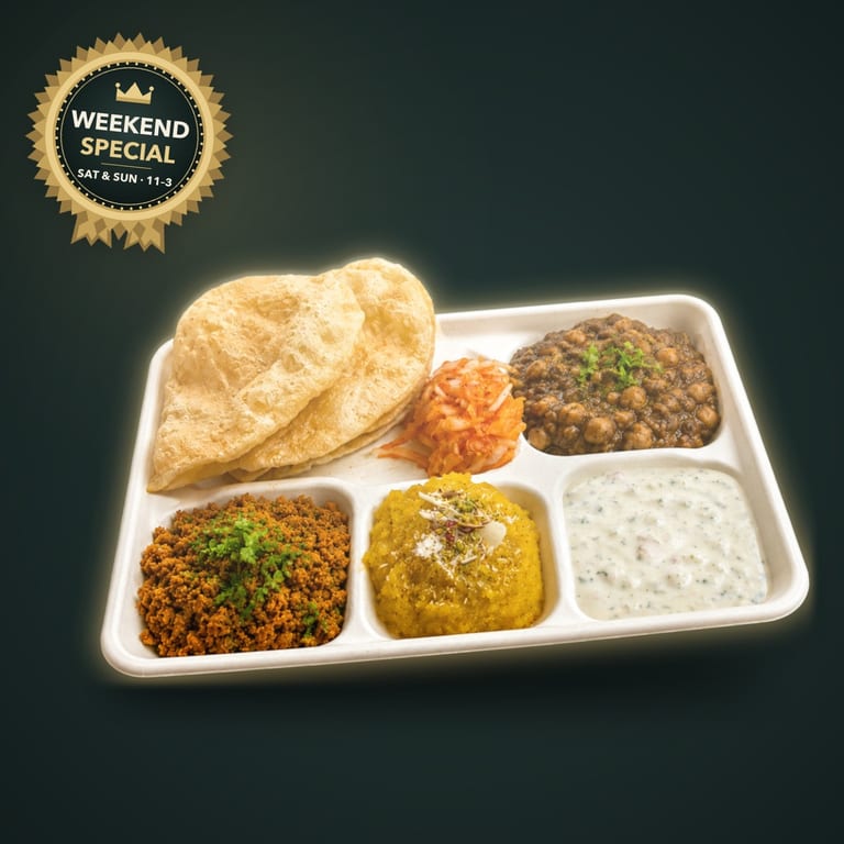 Weekend Halwa Puri Nashta