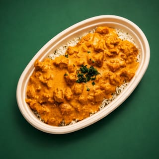 Butter Chicken Rice Bowl